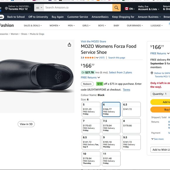 Mozo Forza Leather Food Service Women's Shoes sz6 - Picture 7 of 7